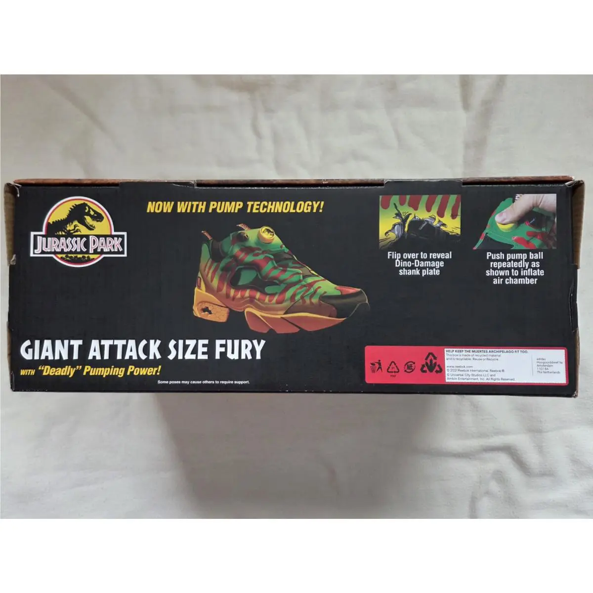 Reebok shoes - Giant Attack Size Fury - Giant Attack Size Fury - Multicolor (UPC: 194828221751) 8