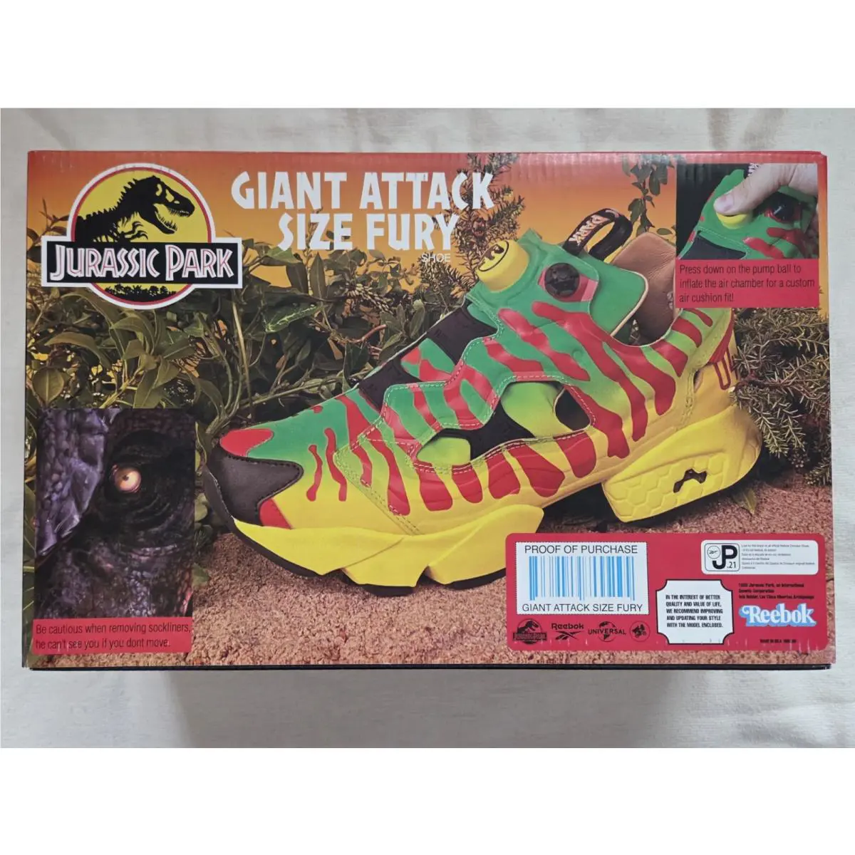 Reebok shoes - Giant Attack Size Fury - Giant Attack Size Fury - Multicolor (UPC: 194828221751) 10