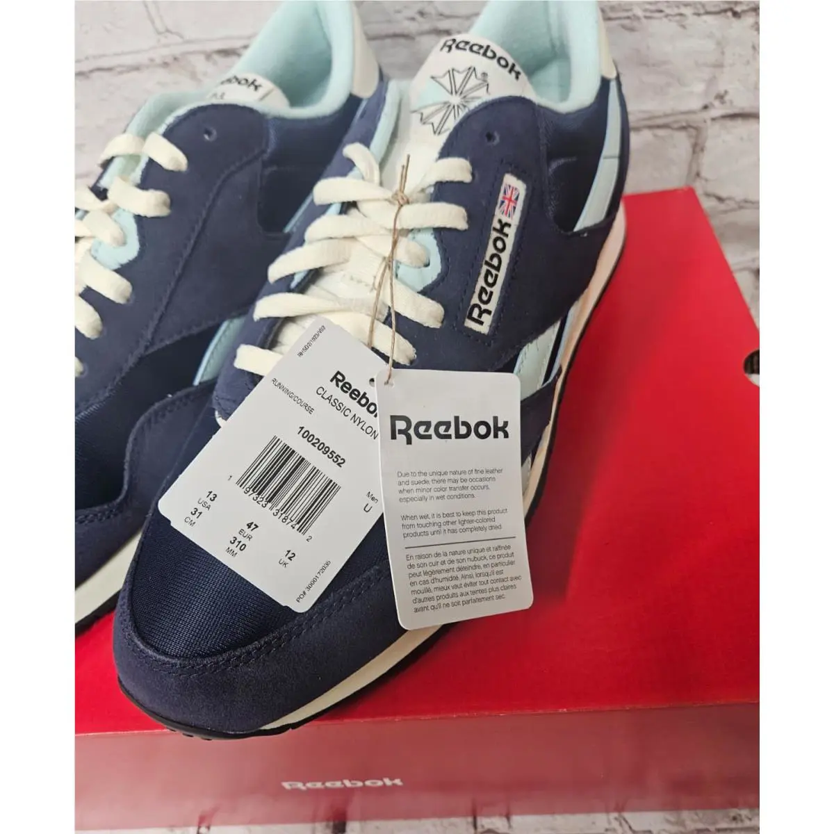 Reebok shoes - Reebok Classic Nylon - Classic Nylon - Blue (UPC: 197323318742) 5