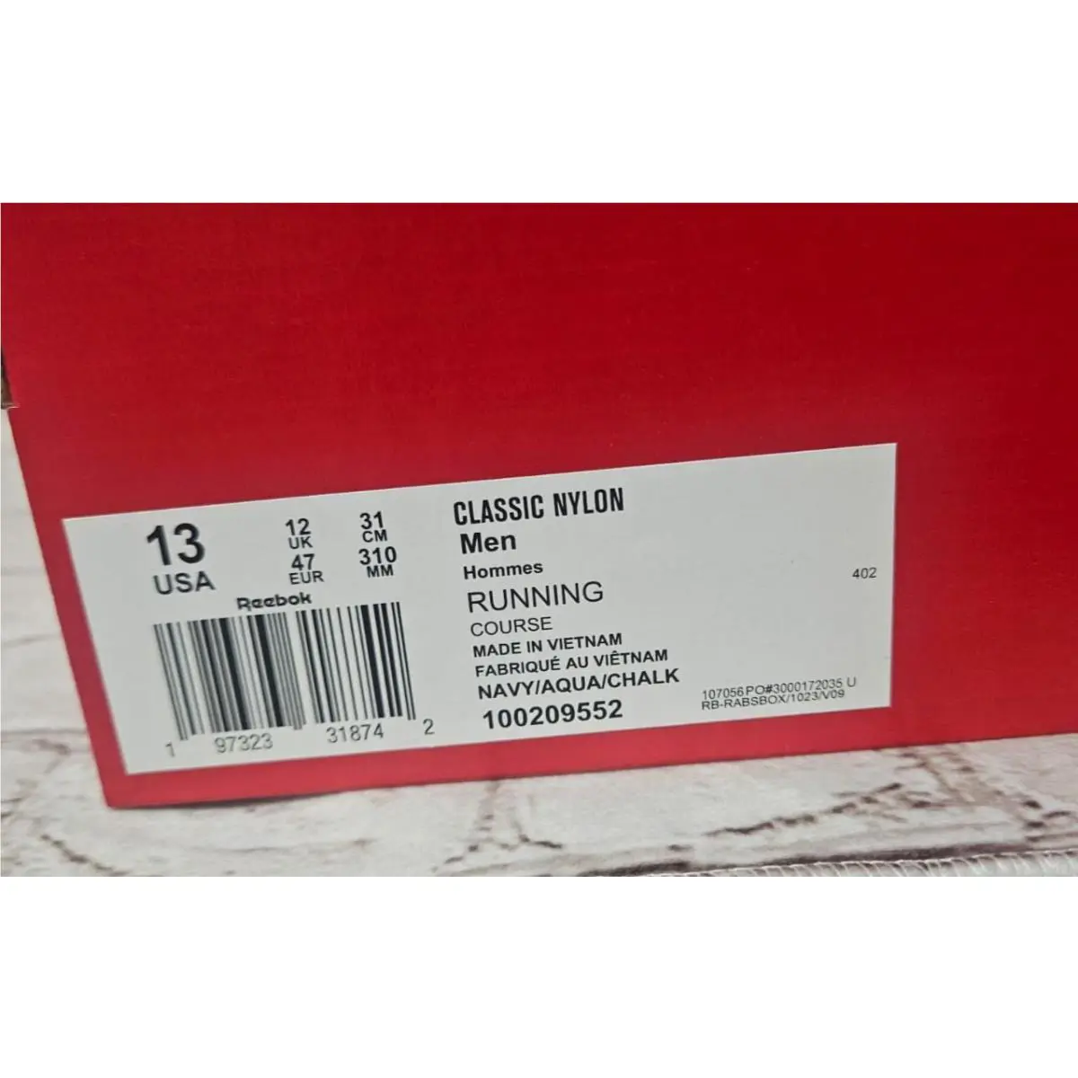 Reebok shoes - Reebok Classic Nylon - Classic Nylon - Blue (UPC: 197323318742) 14