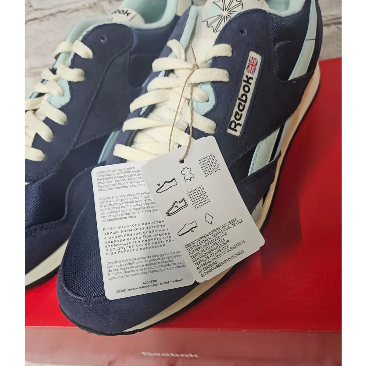 Reebok shoes - Reebok Classic Nylon - Classic Nylon - Blue (UPC: 197323318742) 6