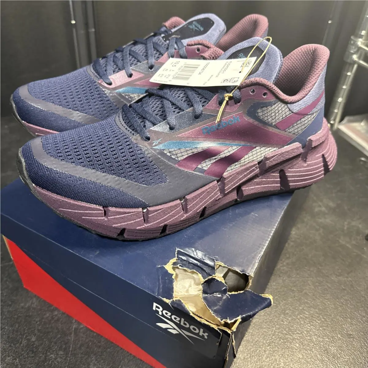 Reebok shoes - 100206734 - 100206734 - Vector Navy/Plum/Escape Blue (UPC: 197225771621) 6