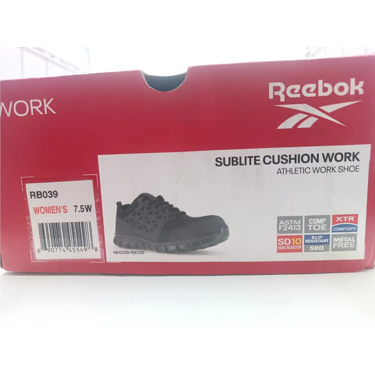 Reebok shoes - Reebok Work - Work - Black (UPC: 690774455412) 0