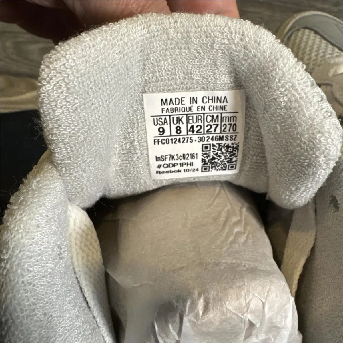Reebok shoes - Reebok Charge - Charge - Gray (UPC: 0198179127861) 3