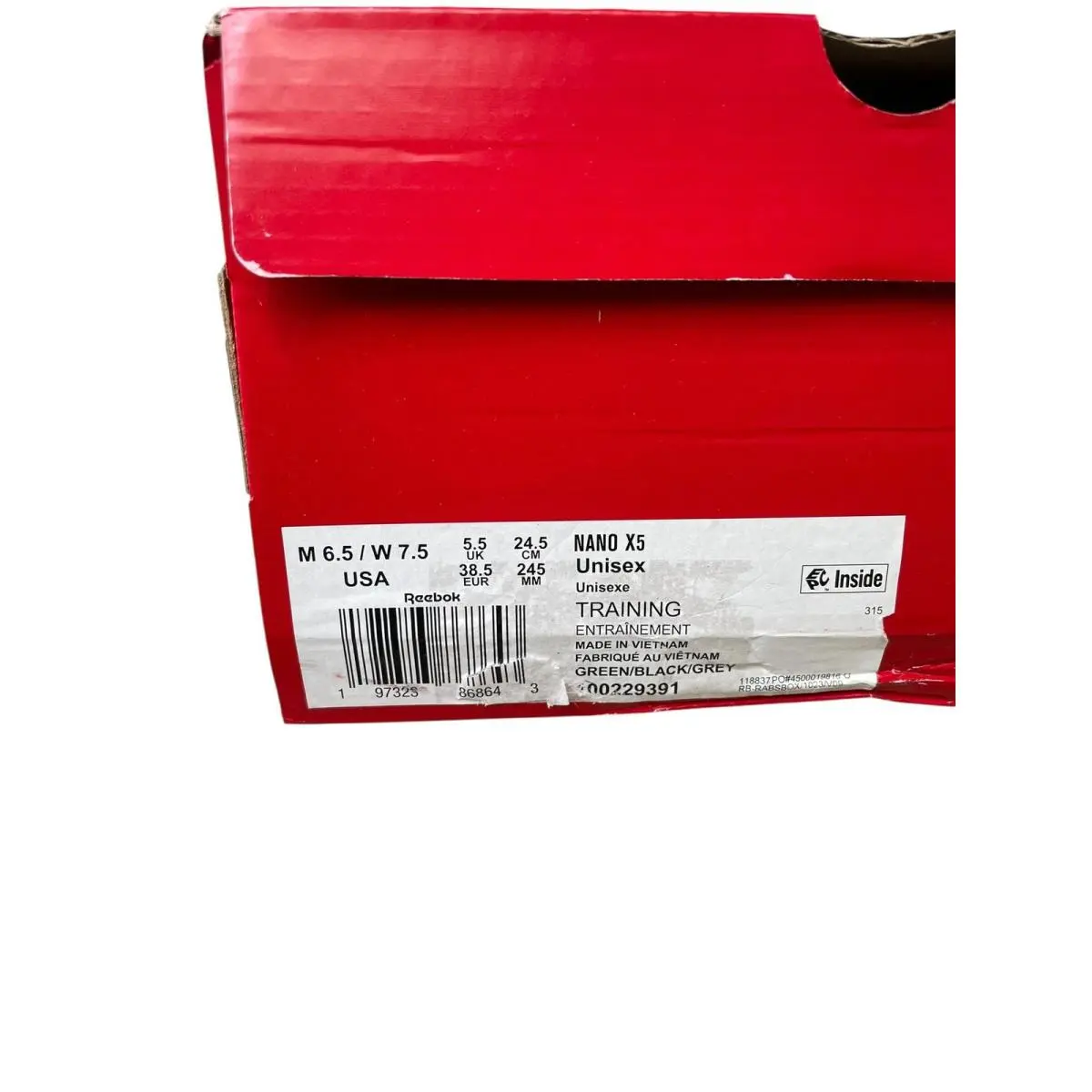 Reebok shoes - Reebok Nano X5 - Nano - 100229391 - Green (UPC: 197323868643) 15