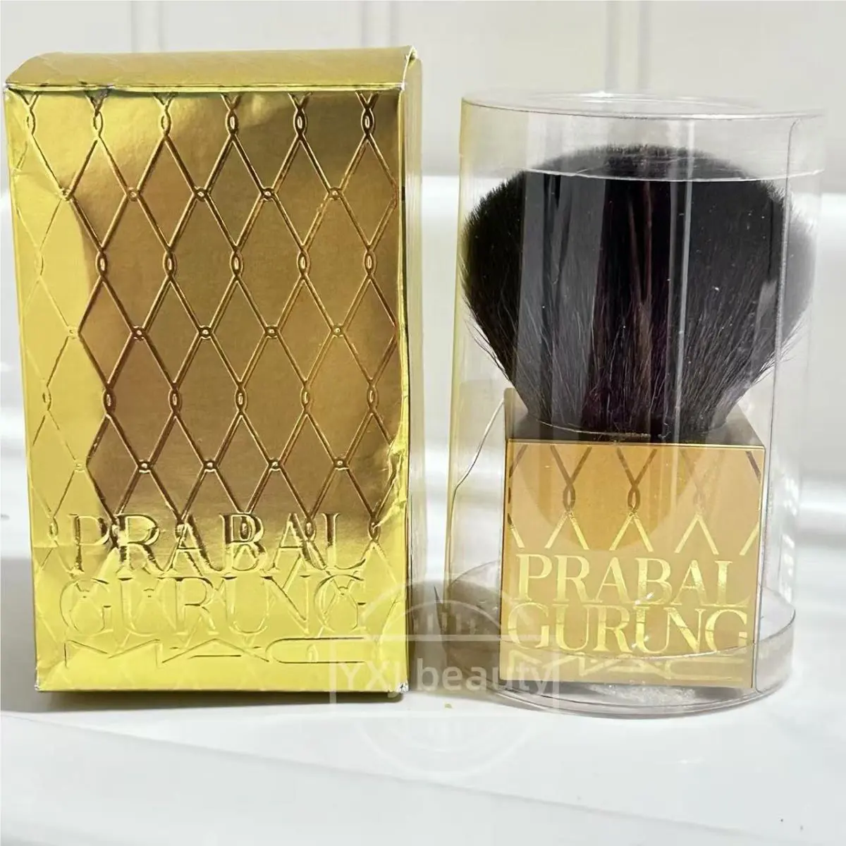 Mac Prabal Gurung Square Handled Buffer Brush Full Size Limited Edition Rare