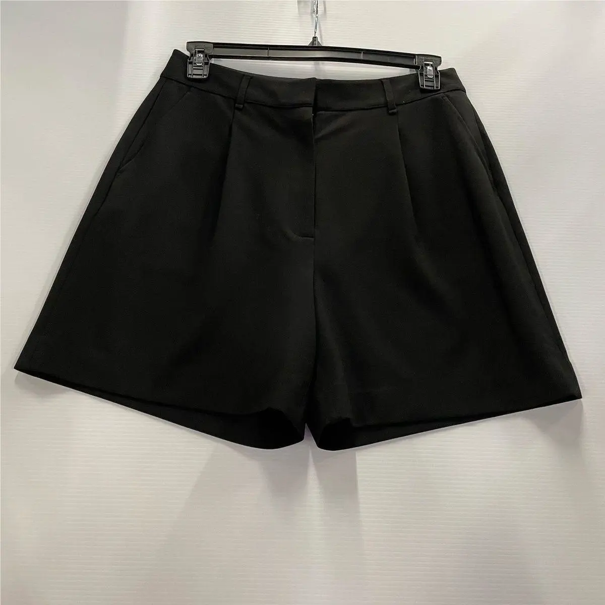 Rag Bone Irina Wide-leg Shorts Women`s Size M Black
