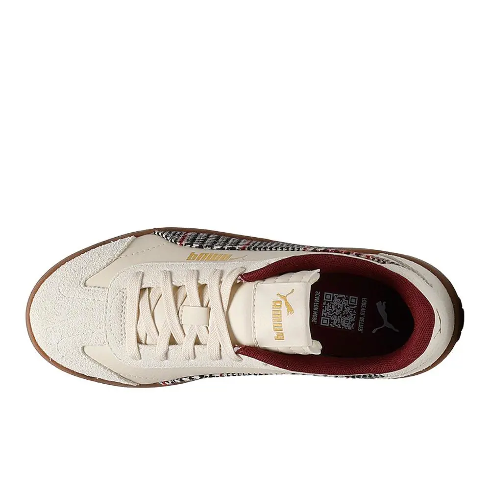 Puma shoes - PUMA Club 5V5 Plaid Lace Up  Youth - 40571201 - White 2