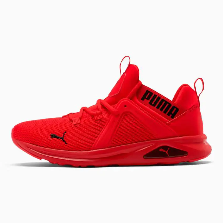 Puma Enzo 2 Men`s Training Shoes US Size 10 10.5 High Rish Red Black 193249-05
