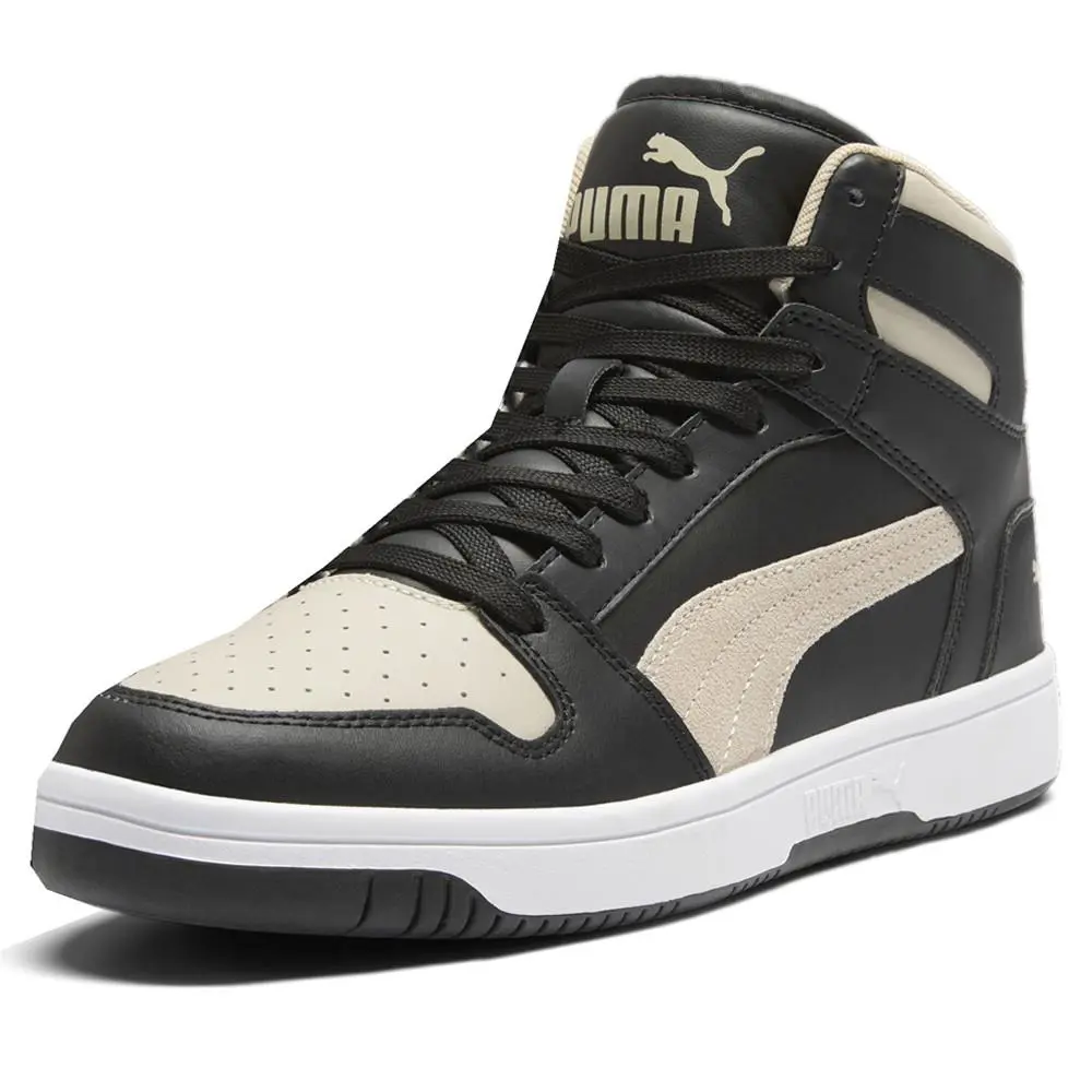 Puma shoes - PUMA Rebound Layup Dust High Top - 40050201 - Beige, Black 0