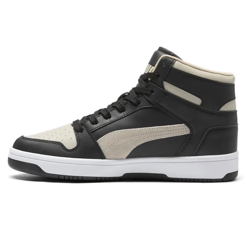 Puma shoes - PUMA Rebound Layup Dust High Top - 40050201 - Beige, Black 1