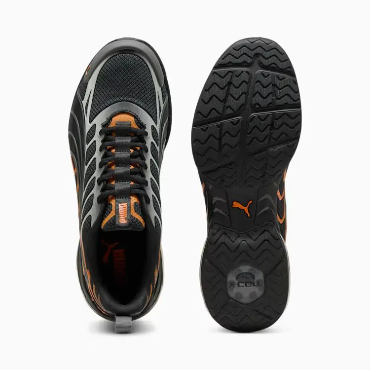 Puma shoes - Black/Gray/Orange 3