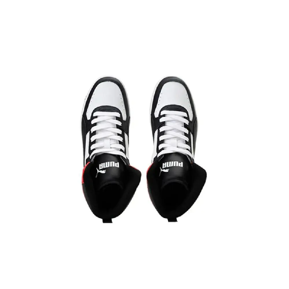 Puma shoes - 374687 03 - 374687 03 - White-Black-High Risk Red 9