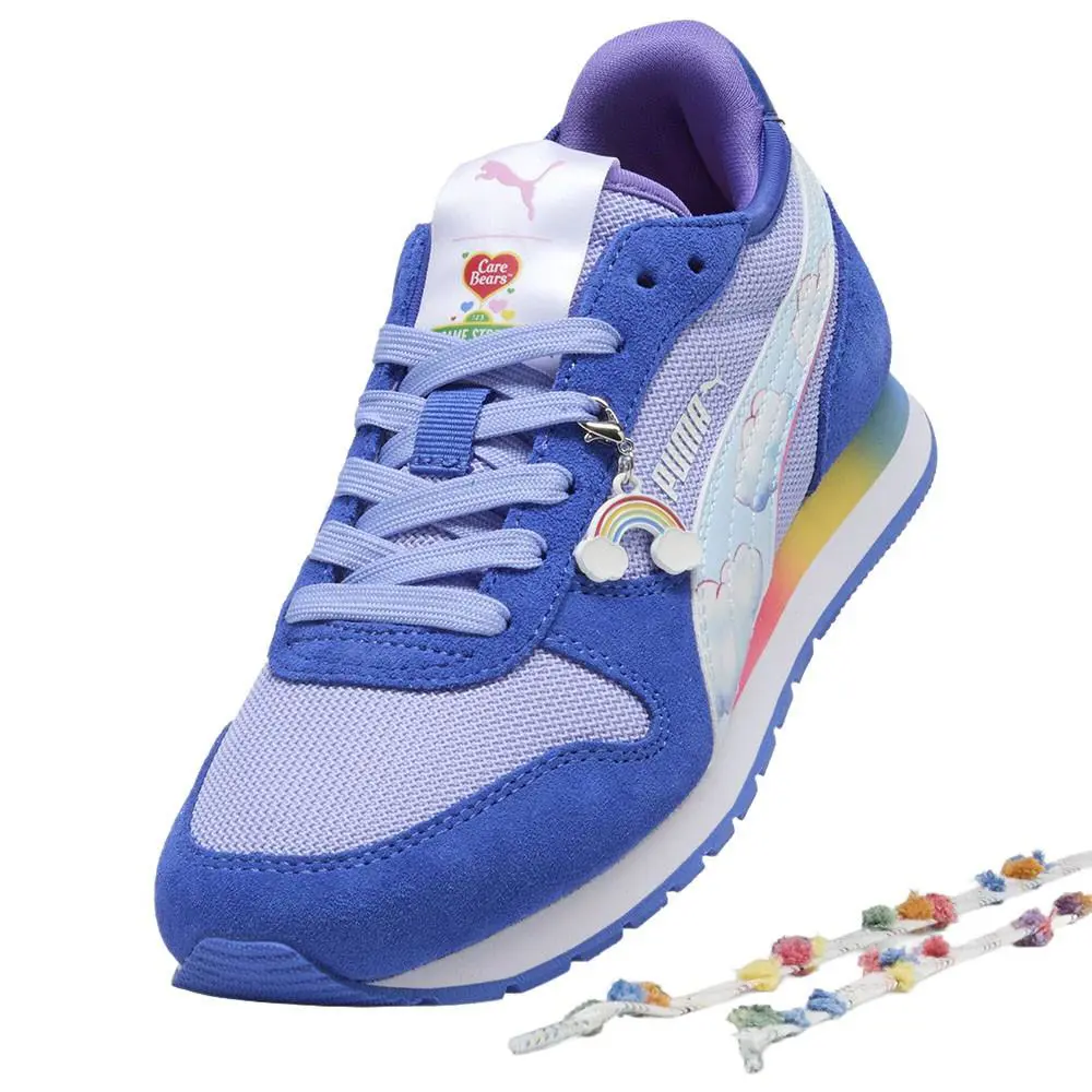 Puma shoes - PUMA  X Care Bears X Sesame Street St Miler Lace Up  Youth - 40690701 - Purple 4