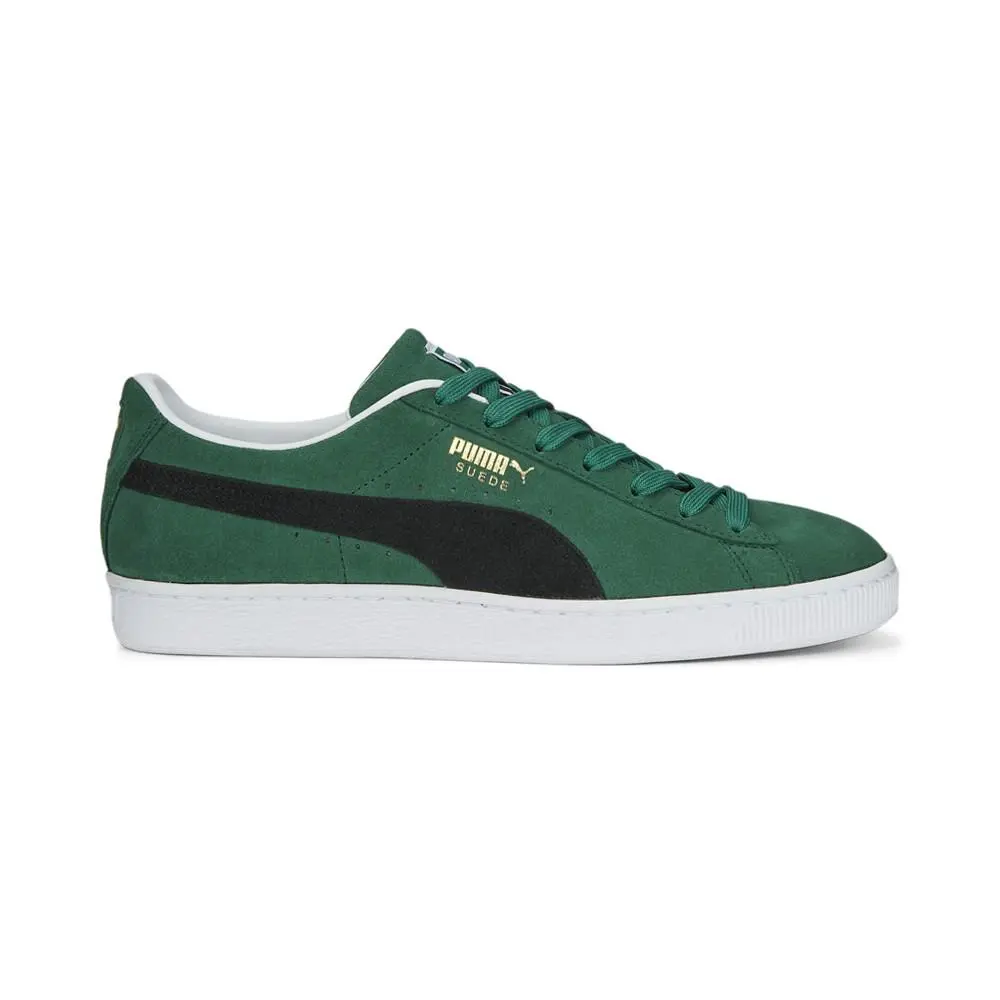 Puma Suede Classic Xxi Lace Up Mens Green Sneakers Casual Shoes 37491567 - Green
