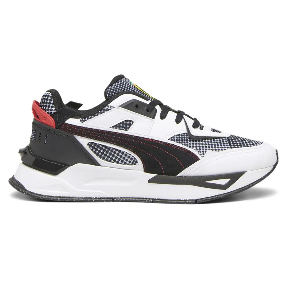 Puma Scuderia Ferrari Mirage Sport Tech Lace Up Mens Black Sneakers Casual Shoe - Black