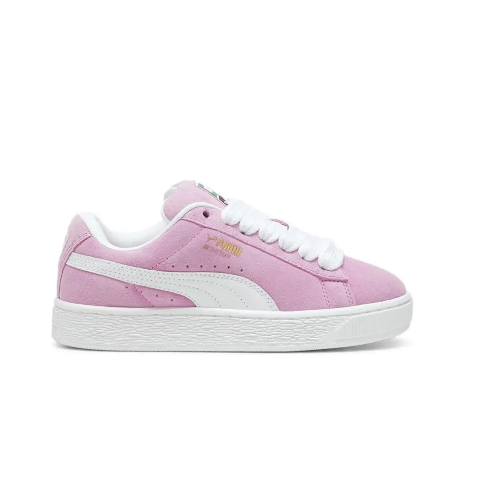 Puma Suede Xl Lace Up Youth Boys Pink Sneakers Casual Shoes 39657713 - Pink