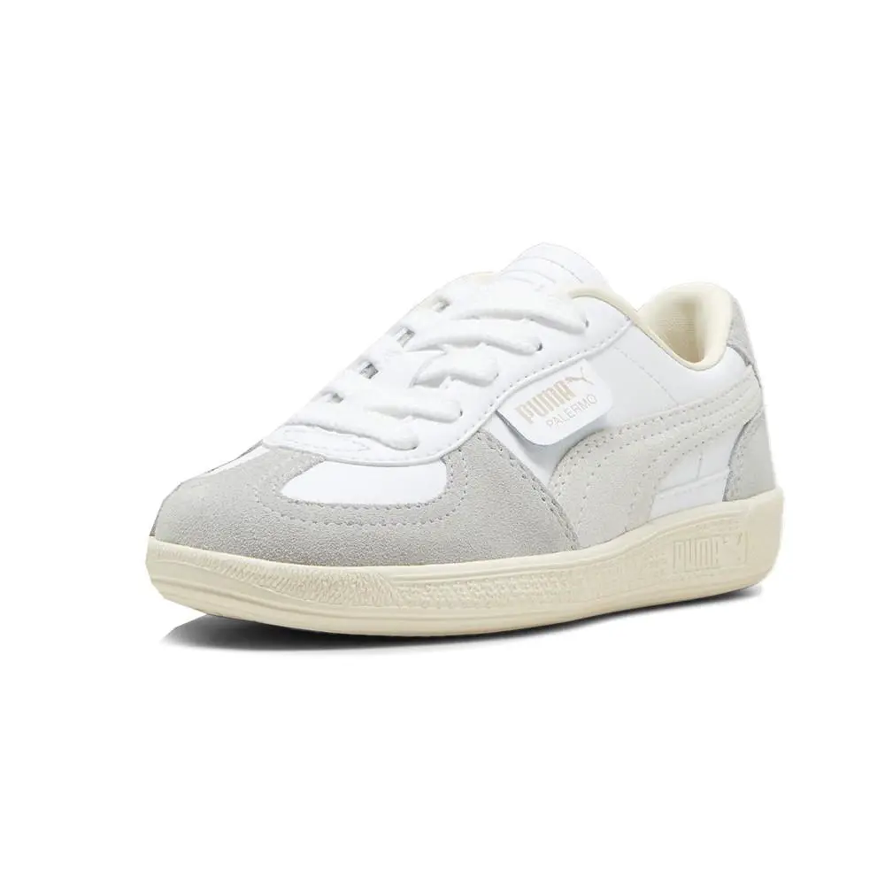 Puma shoes - PUMA Palermo Leather Lace Up  Toddler - 39727602 - Grey, White 0