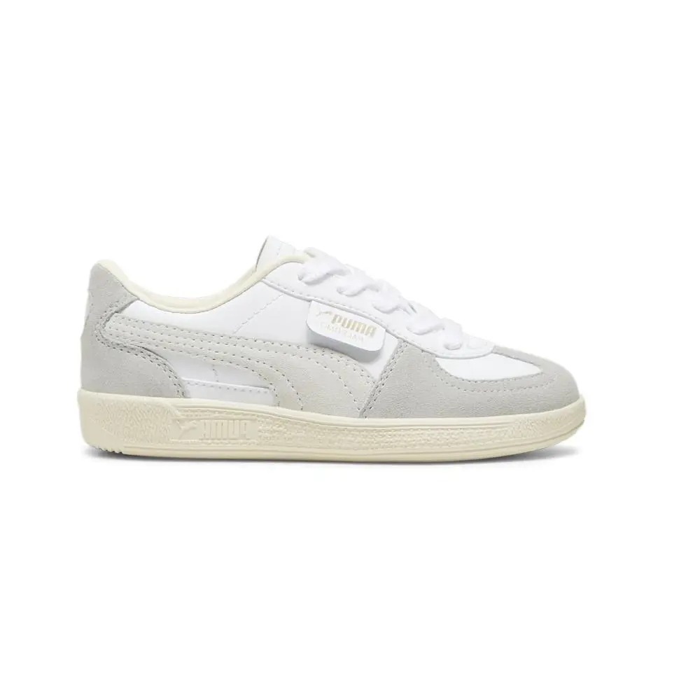 Puma shoes - PUMA Palermo Leather Lace Up  Toddler - 39727602 - Grey, White 5