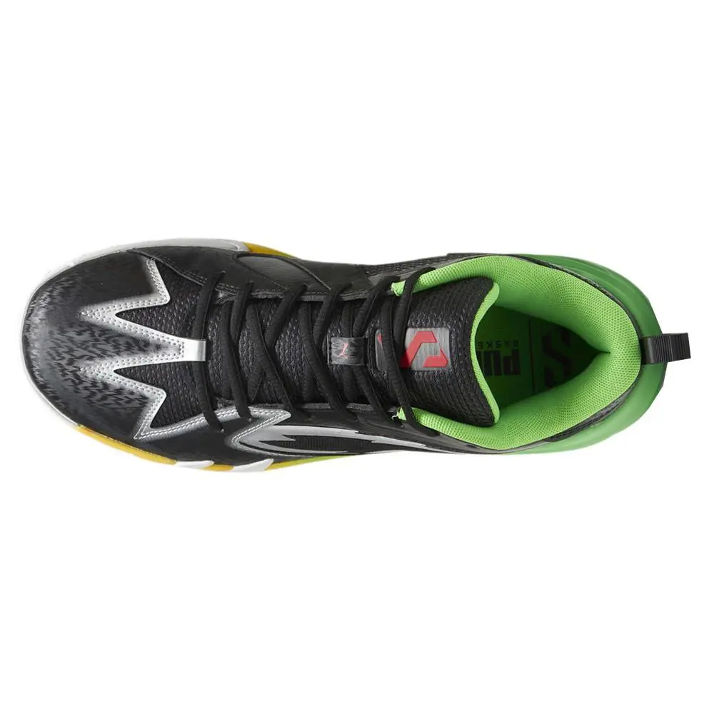 Puma shoes - PUMA  X 2K Scoot Zeros Basketball - 30984101 - Black, Green 2