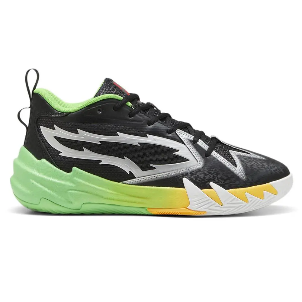 Puma shoes - PUMA  X 2K Scoot Zeros Basketball - 30984101 - Black, Green 5