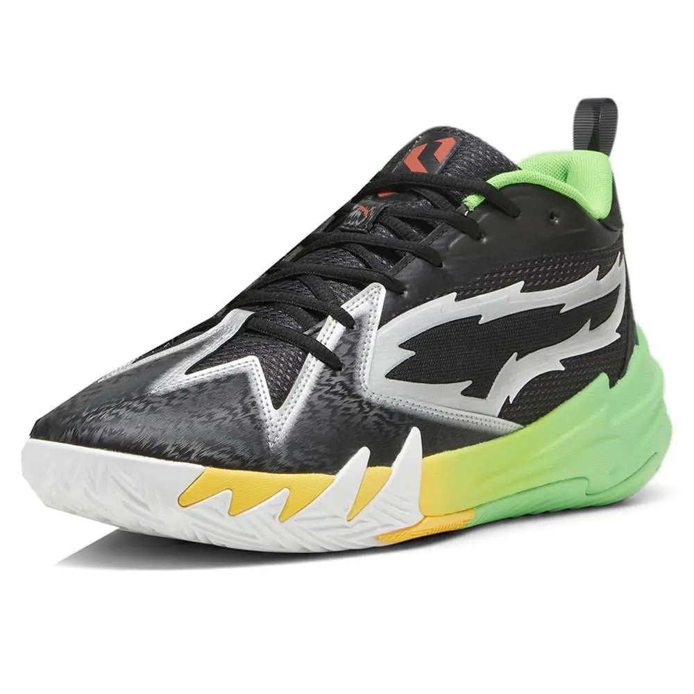 Puma shoes - PUMA  X 2K Scoot Zeros Basketball - 30984101 - Black, Green 6