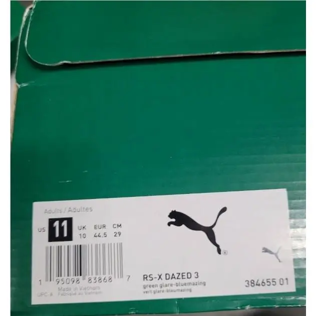 Puma shoes - Puma RS-X - 384655-01 - Green 9