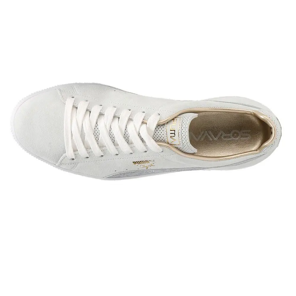 Puma shoes - PUMA Clyde Mij Sorayama Metallic Lace Up - 39449701 - Off White 2