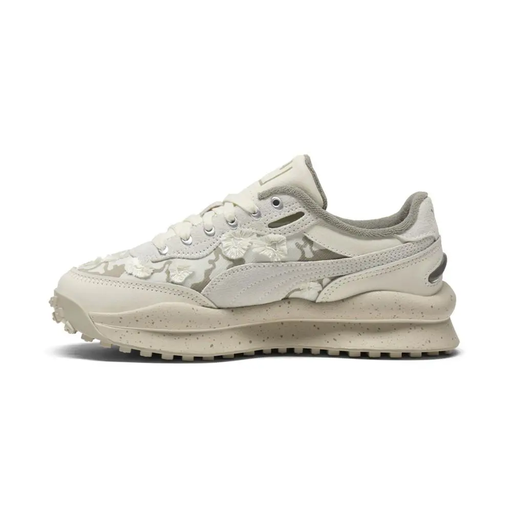 Puma shoes - PUMA Style Rider Trim Floral Lace Up - 40353201 - White 1