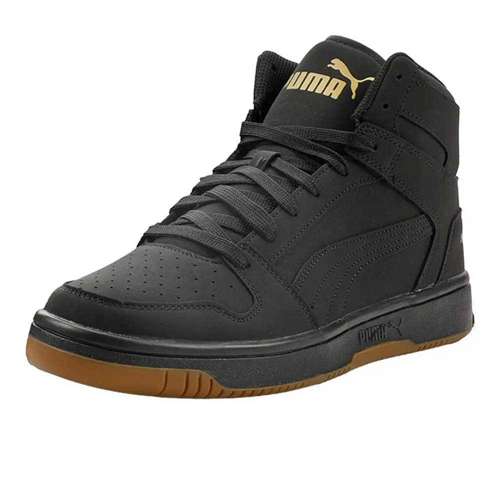 Puma shoes - PUMA Rebound Layup Nubuck Lace Up - 38127706 - Black 0