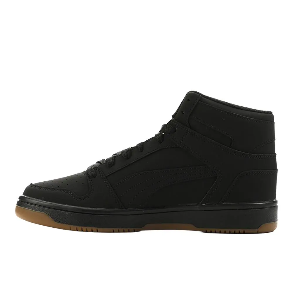 Puma shoes - PUMA Rebound Layup Nubuck Lace Up - 38127706 - Black 1