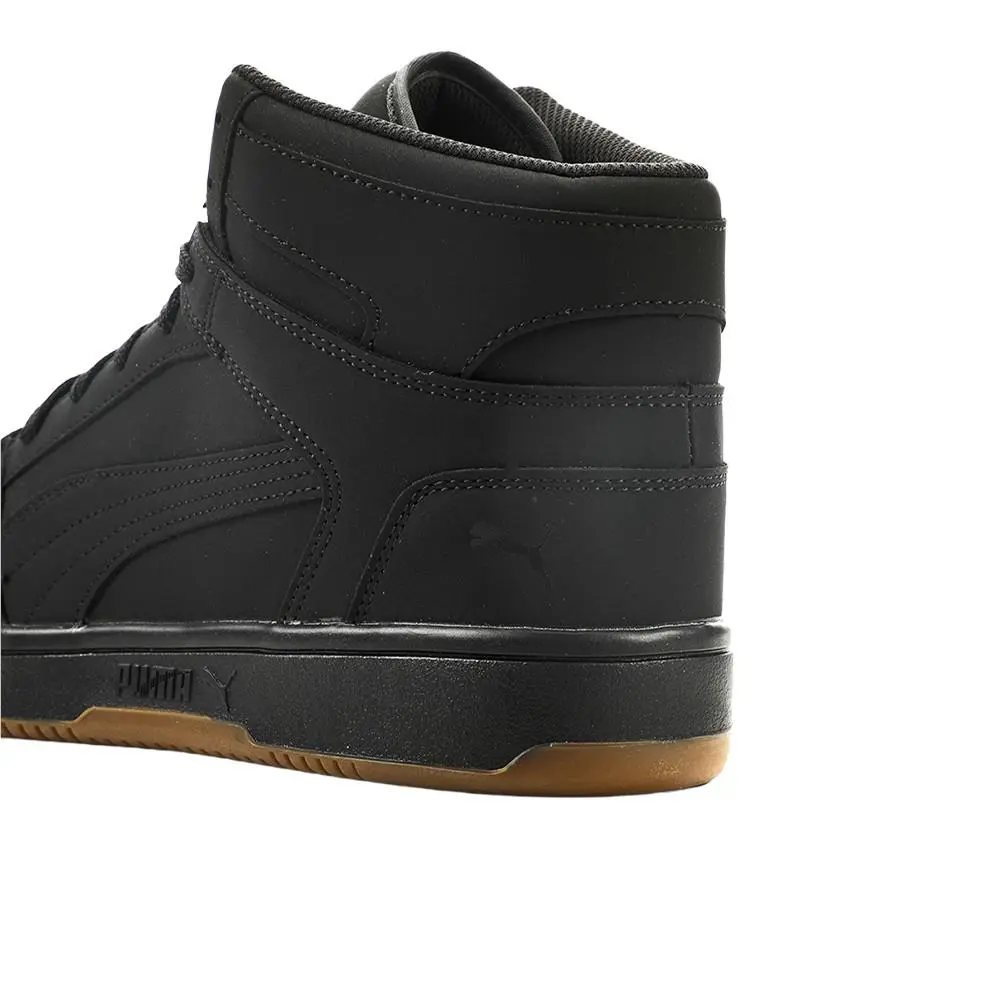 Puma shoes - PUMA Rebound Layup Nubuck Lace Up - 38127706 - Black 5