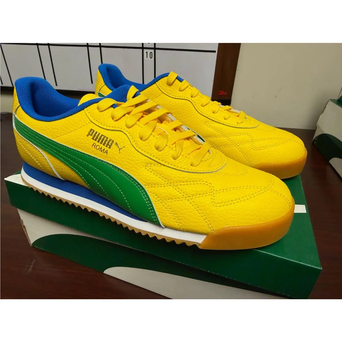 Puma shoes - PUMA Roma - Roma - 39772004 - Yellow (UPC: 197673490105) 0
