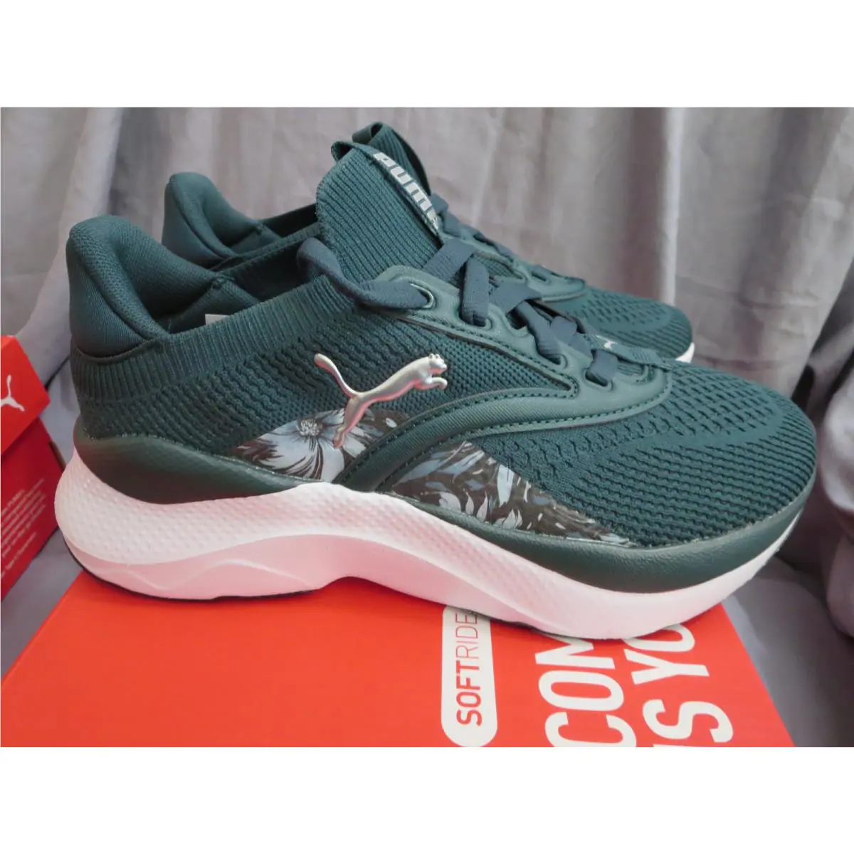 Puma shoes - PUMA Softride Mayve Bloom Lace Up - 31197102 - Green (UPC: 198553080027) 0