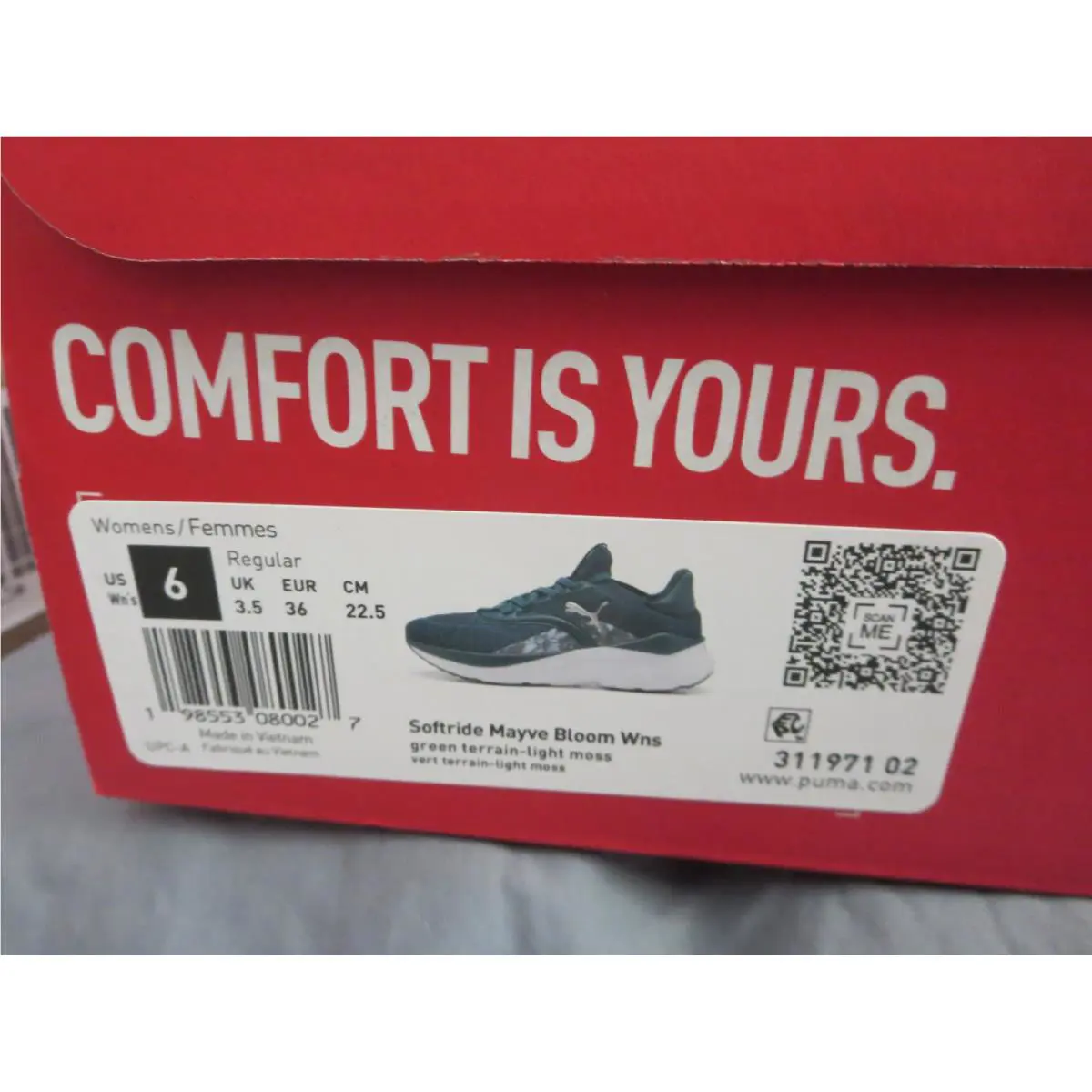 Puma shoes - PUMA Softride Mayve Bloom Lace Up - 31197102 - Green (UPC: 198553080027) 7
