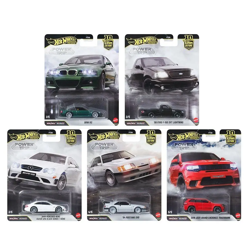 In-stock Hot Wheels 2026 Car Culture R Power Trip 5 Cars Set FPY86-961R-6B2