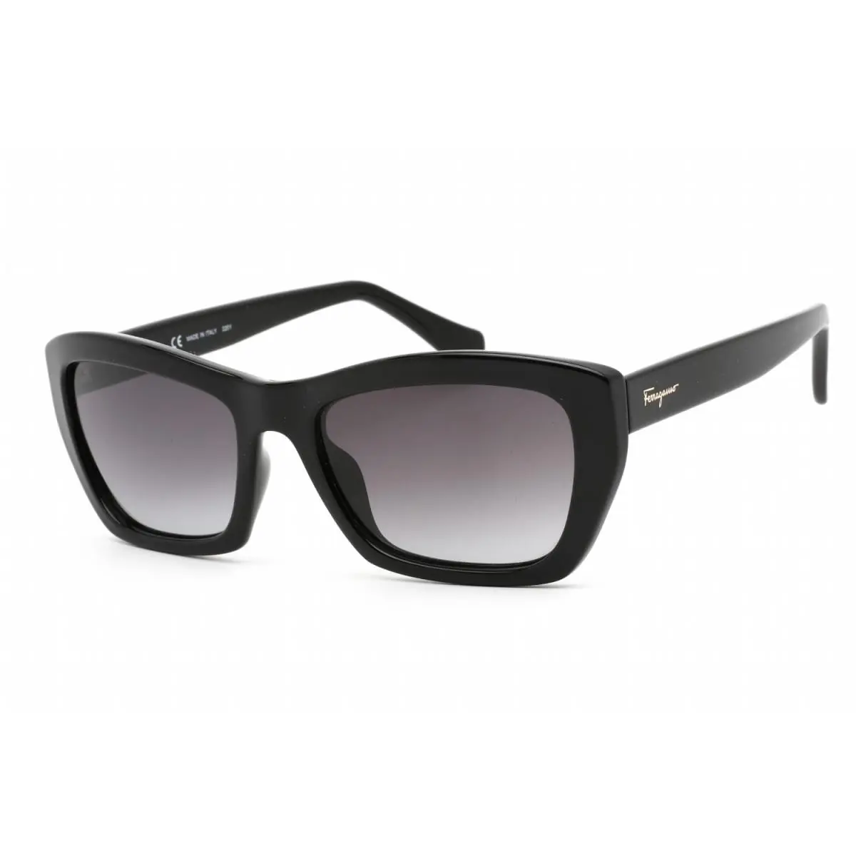SF958S 001 Black / Grey Gradient 55-19-135 Sunglasses by Salvatore Ferragamo