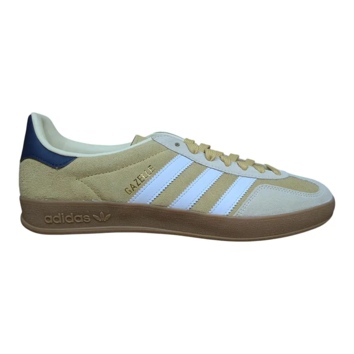 Adidas Men`s Gazelle Indoor Athletic Shoes - Oat/cloud White - US Sizes - JI3523 - Yellow