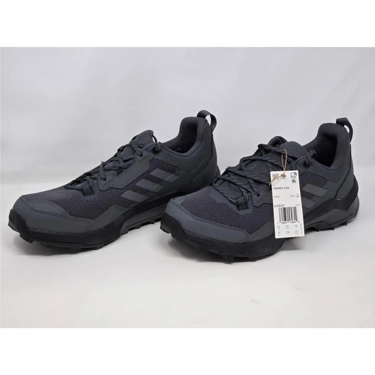 Adidas Terrex AX4 Gtx Rain Ready Men`s Size 10.5 Hiking Shoes Black GY8321 Nby