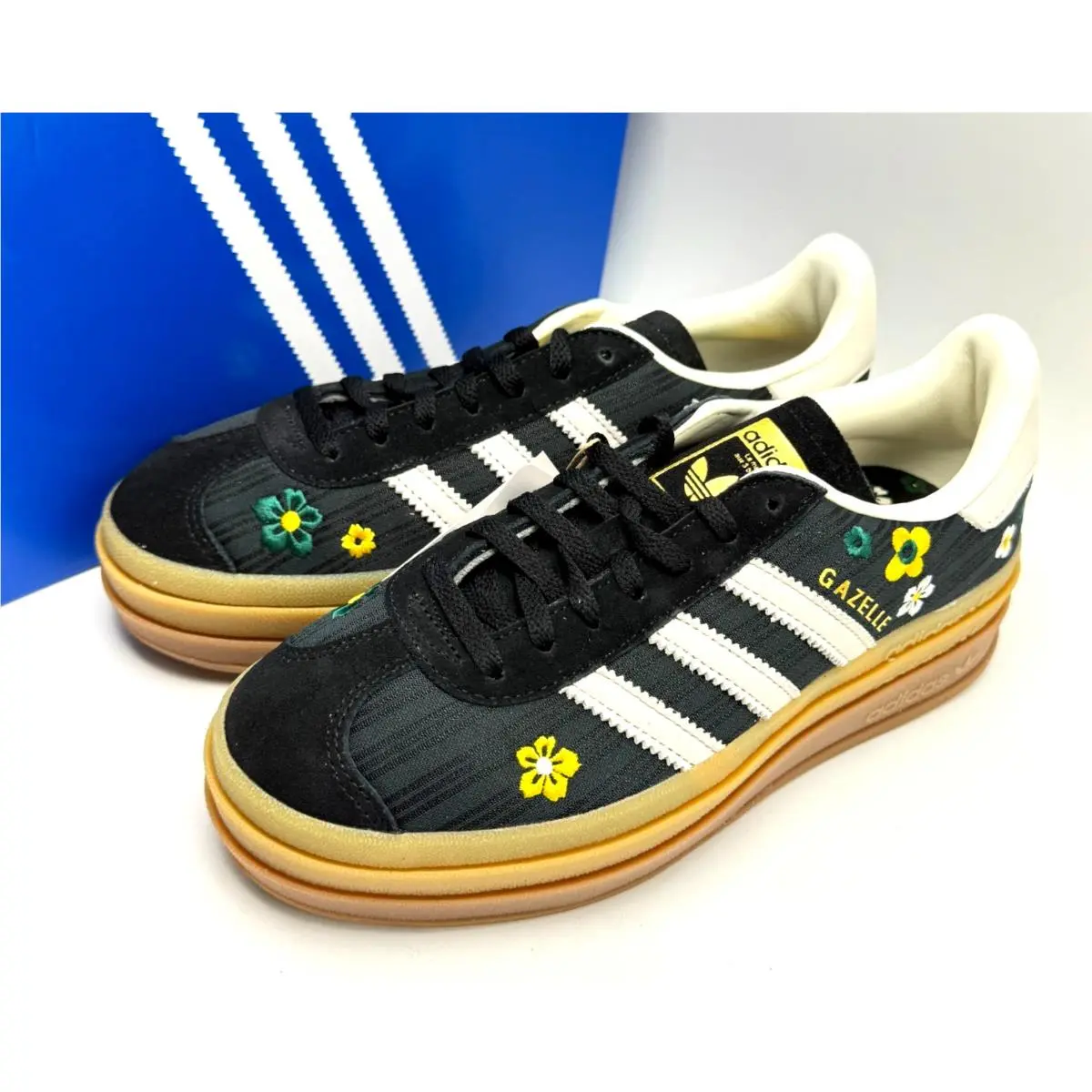 Adidas shoes - adidas Gazelle - Gazelle - IH1922 - Core Black/Off White/EQT Yellow 7