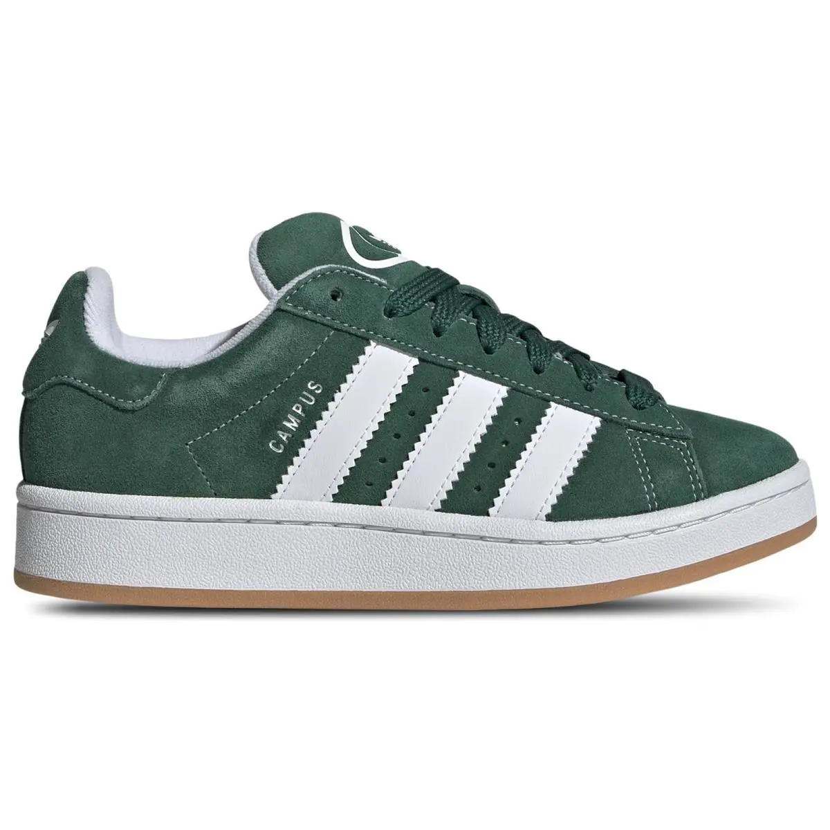 Adidas Campus 00s Junior Dark Green/ White IH7492 Fashion Shoes - Green