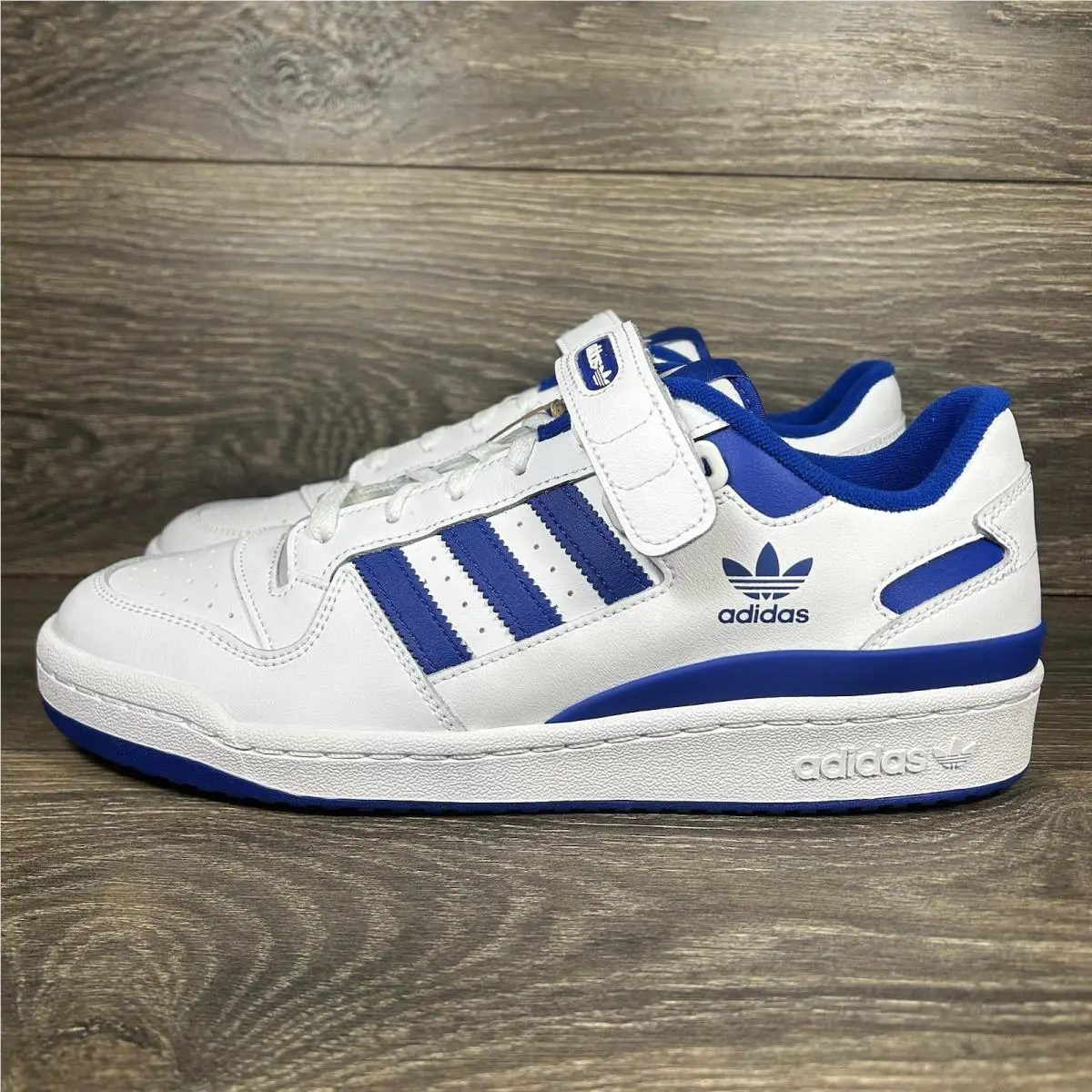 Adidas shoes - adidas Forum Low - Forum Low - White, Blue 2