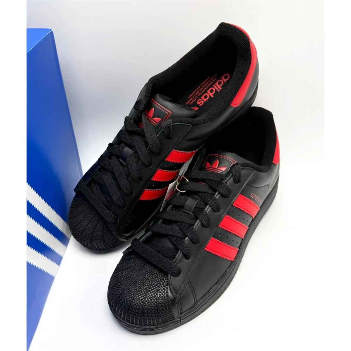 Adidas shoes - adidas Superstar - Superstar - IH4172 - Core Black/Better Scarlet/Core Black 4
