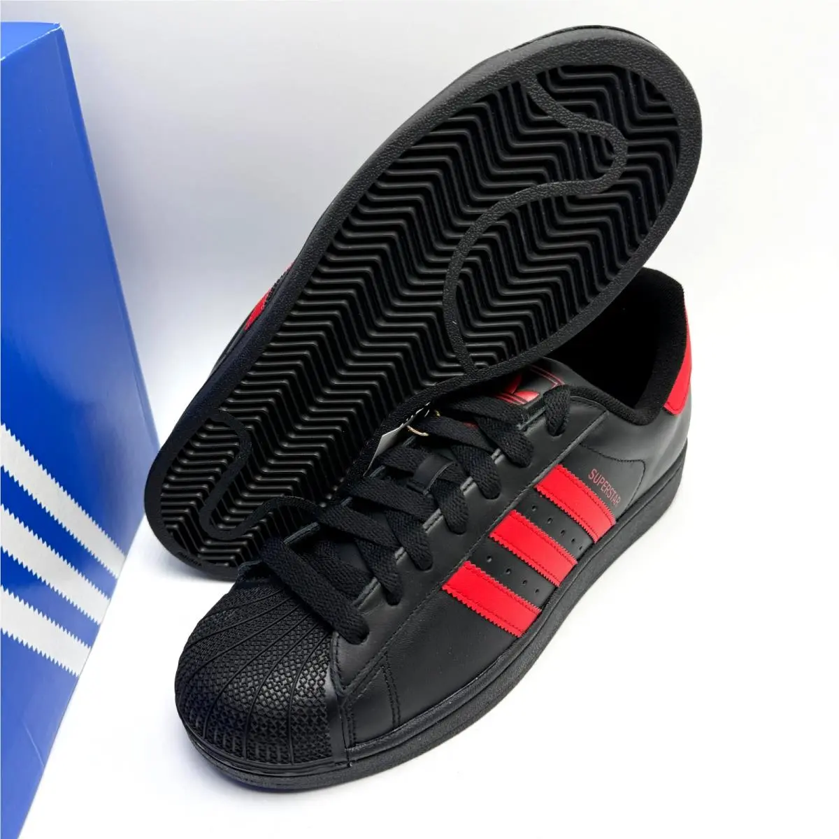 Adidas shoes - adidas Superstar - Superstar - IH4172 - Core Black/Better Scarlet/Core Black 12