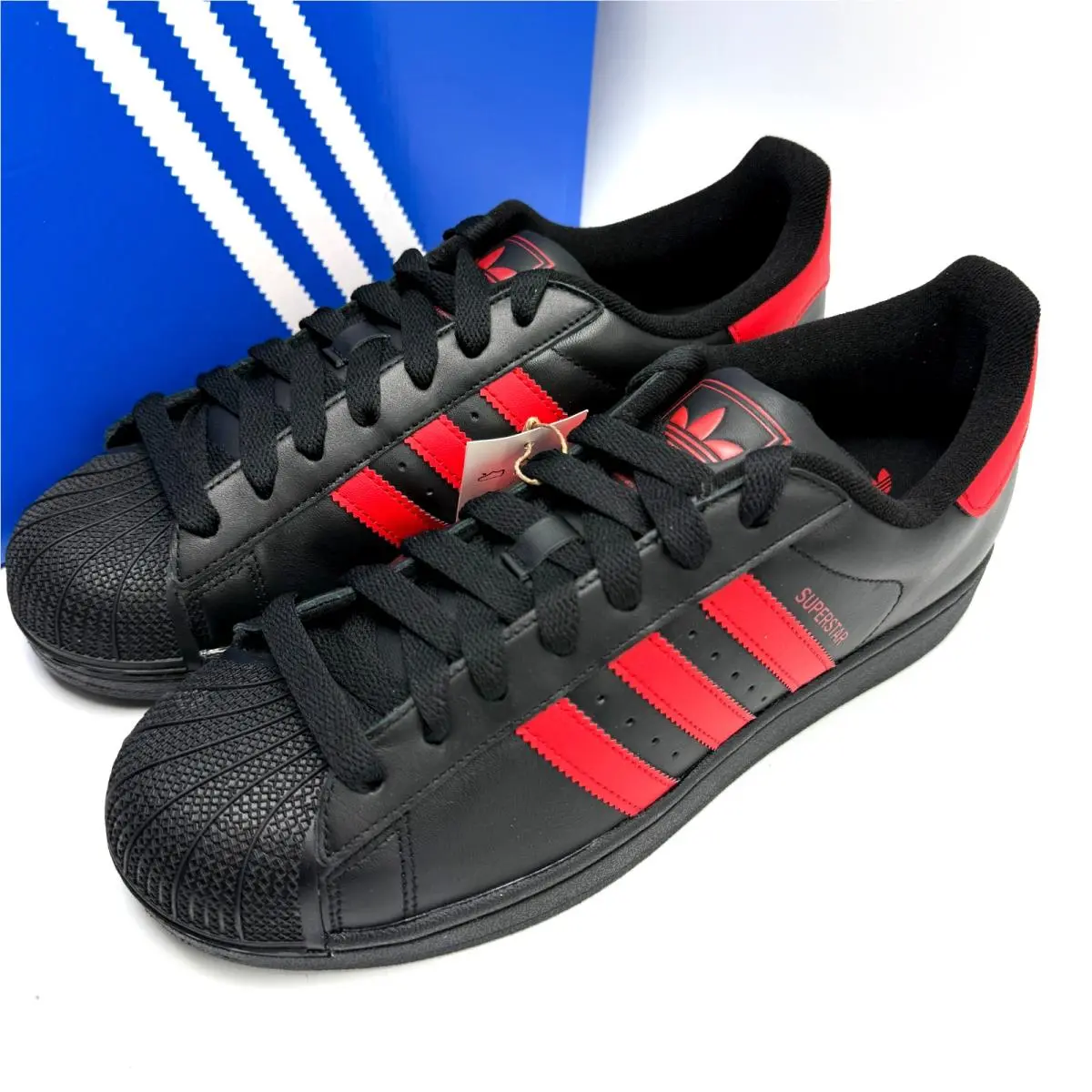 Adidas shoes - adidas Superstar - Superstar - IH4172 - Core Black/Better Scarlet/Core Black 6