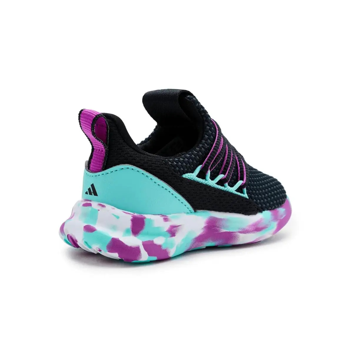 Adidas shoes - Black/Purple Burst/Flash Aqua 1