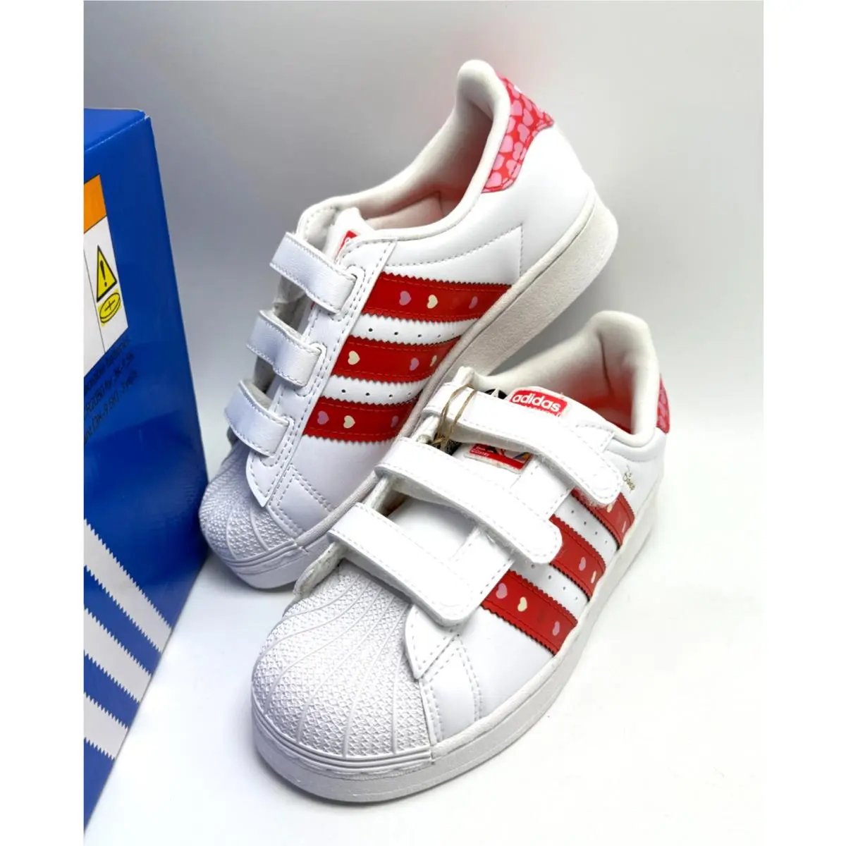 Adidas shoes - ADIDAS Superstar LED Lights CF C Disney - Core Black/Bright Red/Cloud White 4