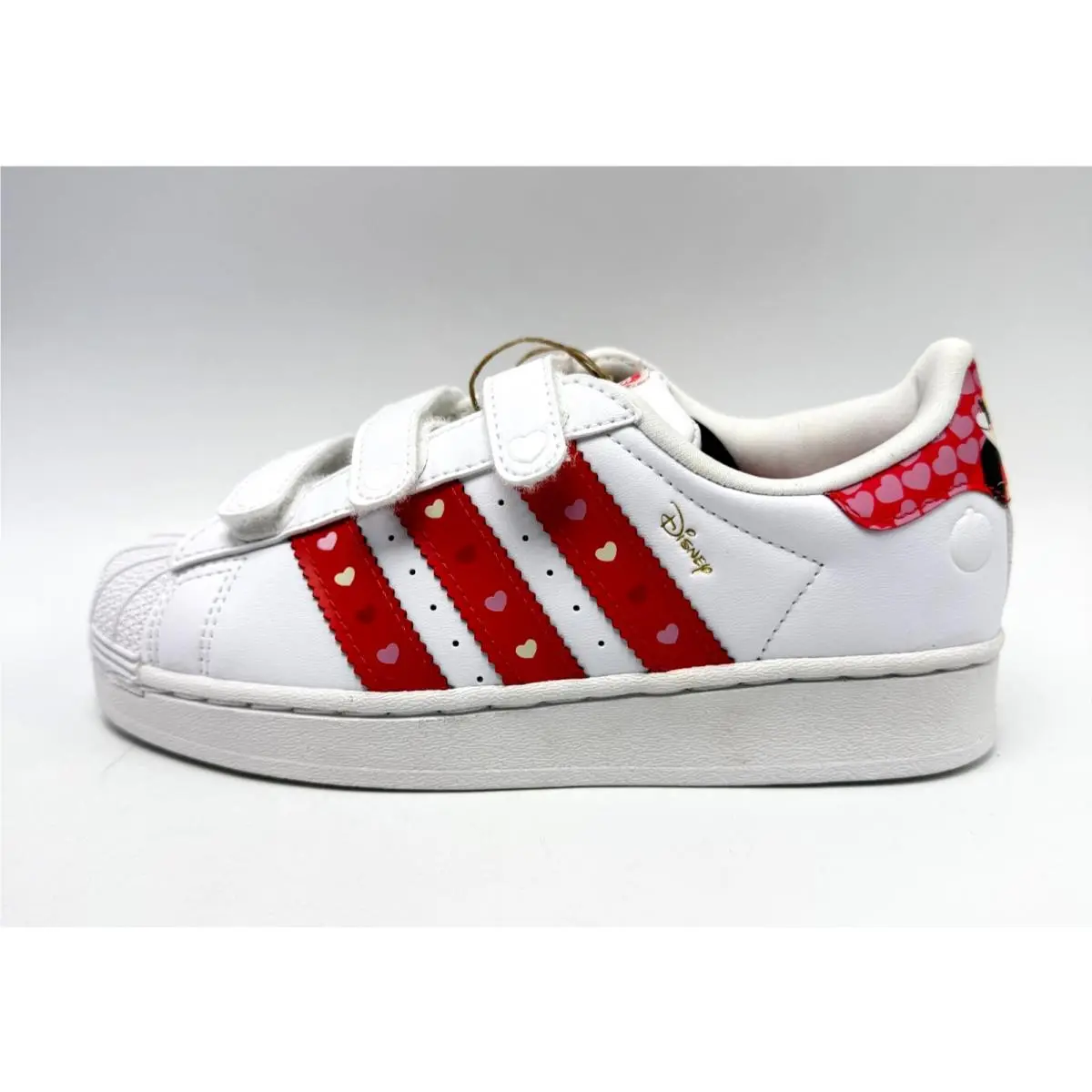 Adidas shoes - ADIDAS Superstar LED Lights CF C Disney - Core Black/Bright Red/Cloud White 8