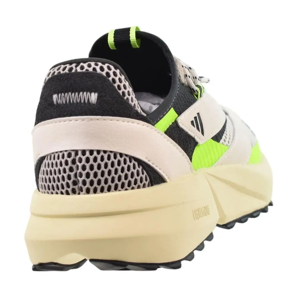 Adidas shoes - Chalk White/Core Black/Lucid Lemon 7