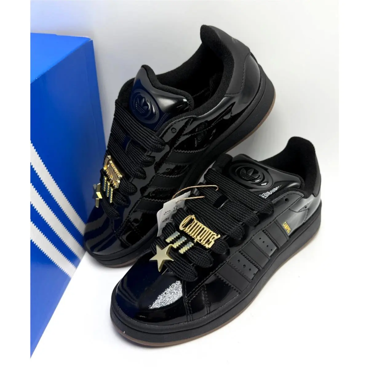 Adidas shoes - adidas Campus 00s - Campus - IH4364 - Core Black/Core Black/Gold Metallic 10